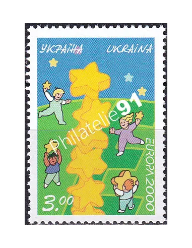 Ukraine, n° 376, collection timbres Europe