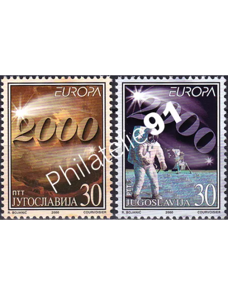 Yougoslavie, n° 2822 à 2823, collection timbres Europe