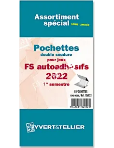 -                      2022  -   Pochettes Assortiment FS/FO FRANCE - 1er semestre 2022 - ADHÉSIFS