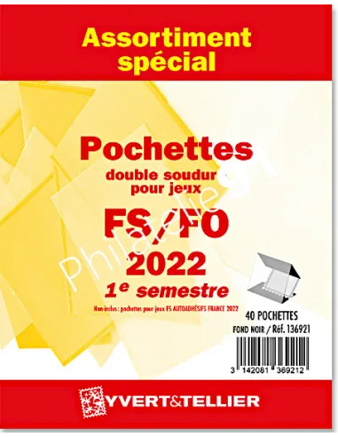 -                      2022  -   Pochettes Assortiment FS/FO FRANCE - 1er semestre 2022