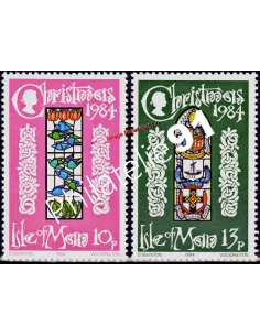 Timbres d'Ile de Man n° 260 à 261, Noël, collection timbres d'Europe