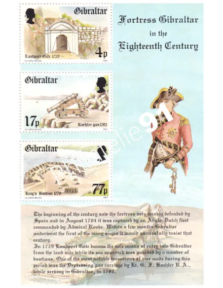 Gibraltar, BF n° 7, collection timbres Europe