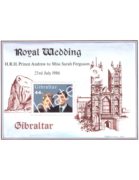 Gibraltar, BF n° 9, collection timbres Europe