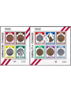 Gibraltar, BF n° 12 et 13, collection timbres Europe