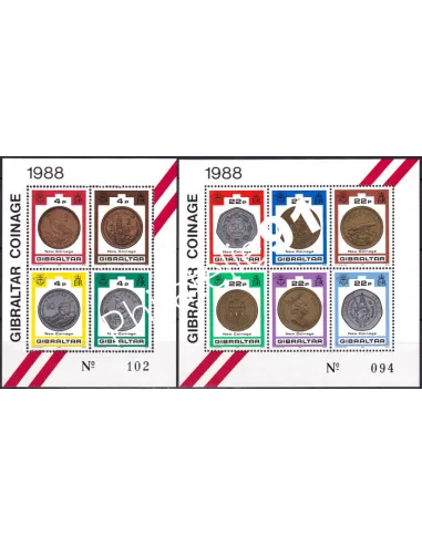 Gibraltar, BF n° 12 et 13, collection timbres Europe