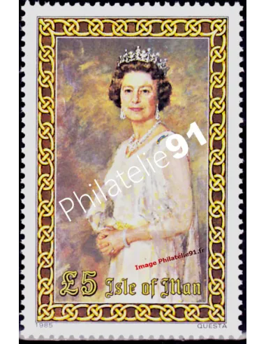 Timbres d'Ile de Man n° 267, Elizabeth II, collection timbres d'Europe