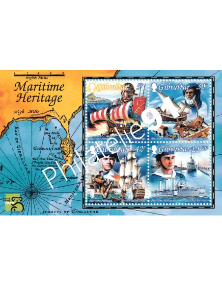 Gibraltar, BF n° 35, collection timbres Europe