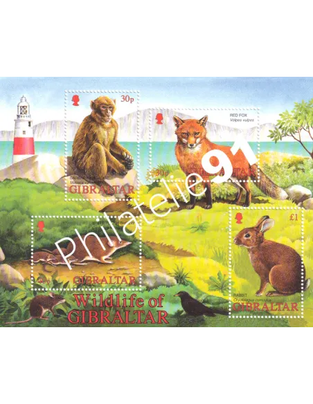 Gibraltar, BF n° 51, collection timbres Europe