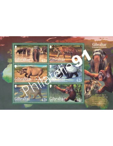 Gibraltar, BF n° 105, collection timbres Europe