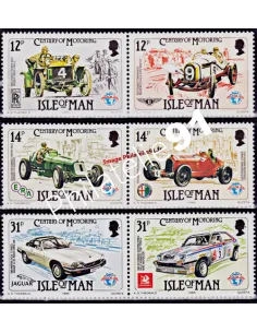 Timbres d'ILE DE MAN n° 277 à 282, VOITURE, timbres d'Europe