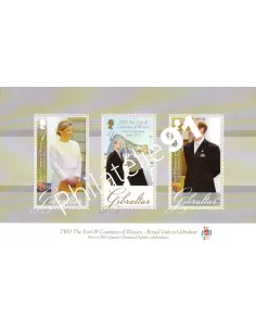 Gibraltar, n° 1496 à 1498, en Feuille, collection timbres Europe