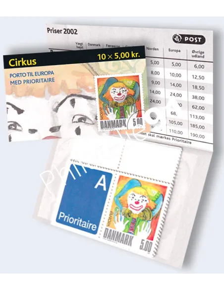 Danemark, Carnet n° 1310a, collection timbres Europe