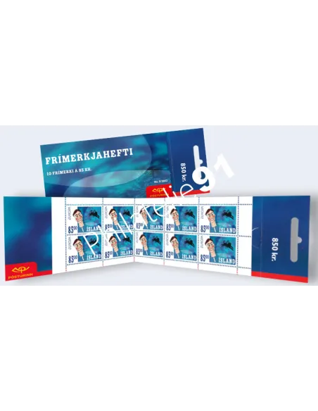 Islande, Carnet n° 938, timbres d'Europe