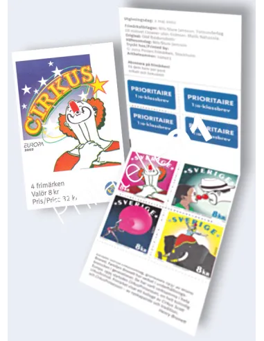 Suède, Carnet n° 2275, collection timbres Europe