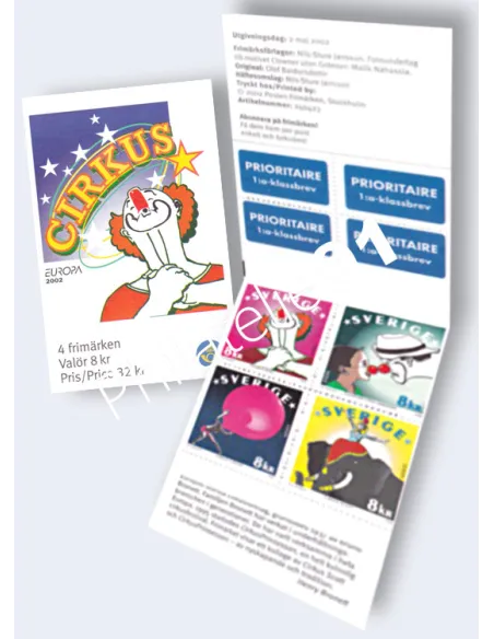 Suède, Carnet n° 2275, collection timbres Europe