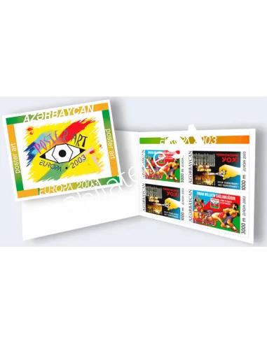 Azerbaïdjan, Carnet n° C460a, collection timbres Europe