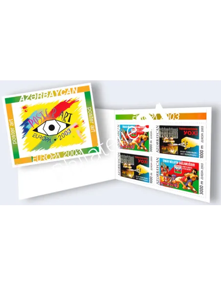 Azerbaïdjan, Carnet n° C460a, collection timbres Europe