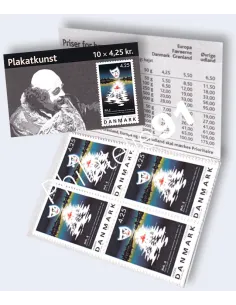 Danemark, Carnet n° 1344, collection timbres Europe