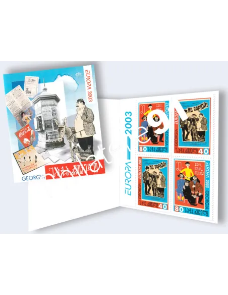Géorgie, Carnet n° 328a, collection timbres Europe
