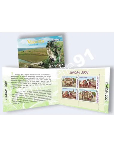 Moldavie, Carnet n° 422, timbres d'Europe