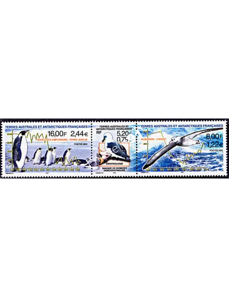 TAAF, n° 270 à 272, Collection timbres Dom-Tom