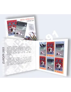 Moldavie, Carnet n° 400, timbres d'Europe