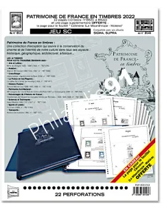 FRANCE SC Patrimoine de France en timbres 2022 - matériel philatélie