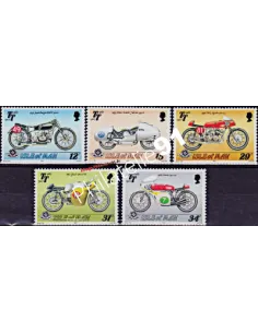 ILE DE MAN - n°  334 à 338 ** - course motocycliste Tourist Trophy