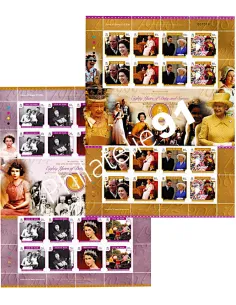 Ile de Man, 2 feuilles des timbres n° 1286 à 1293, Timbres d'Europe