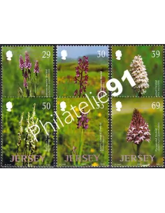 JERSEY, n° 1102 à 1107, collection timbres Europe