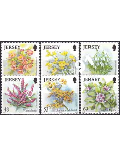 JERSEY, n° 1132 à 1137, collection timbres Europe
