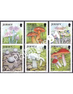 JERSEY, n° 1232 à 1237, collection timbres Europe