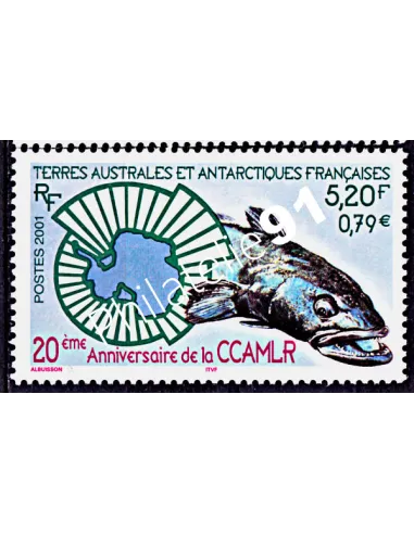 TAAF, n° 307, Collection timbres Dom-Tom