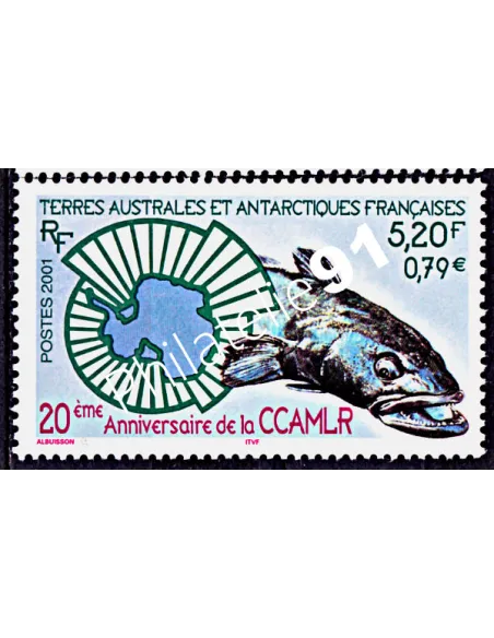 TAAF, n° 307, Collection timbres Dom-Tom