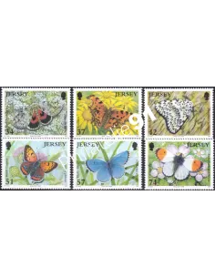 JERSEY, n° 1285 à 1290, collection timbres Europe