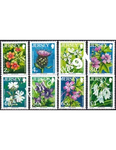 JERSEY, n° 1294 à 1301, collection timbres Europe