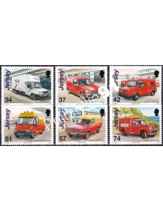 JERSEY, n° 1302 à 1307, collection timbres Europe