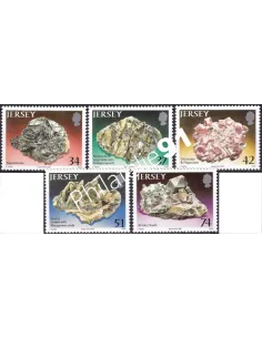 JERSEY, n° 1323 à 1327, collection timbres Europe