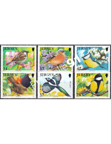 JERSEY, n° 1339 à 1344, collection timbres Europe