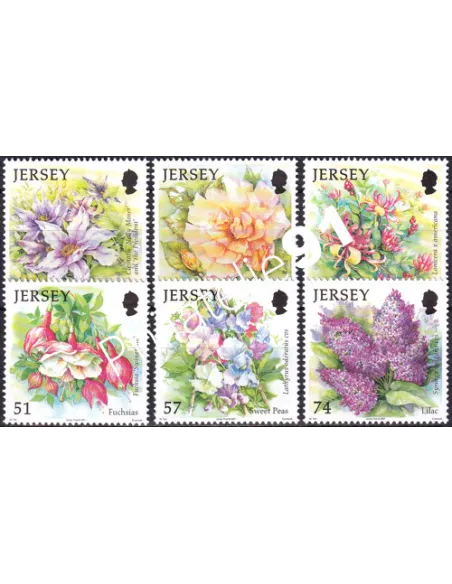 JERSEY, n° 1346 à 1351, collection timbres Europe
