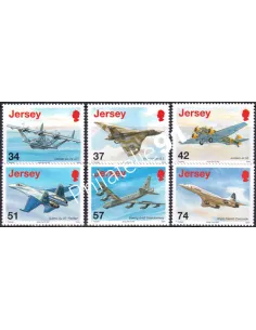 JERSEY, n° 1360 à 1365, collection timbres Europe
