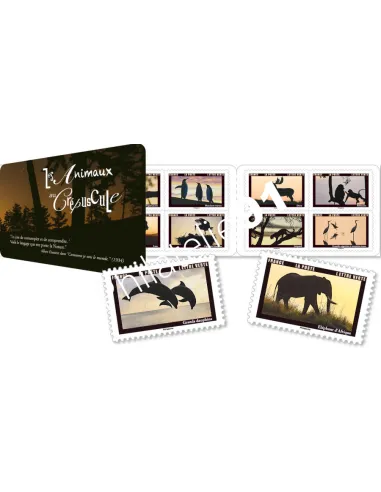 ADH. n°2099 à 2110 (BC 2099) - Animaux au crépuscule