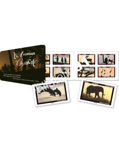 ADH. n°2099 à 2110 (BC 2099) - Animaux au crépuscule