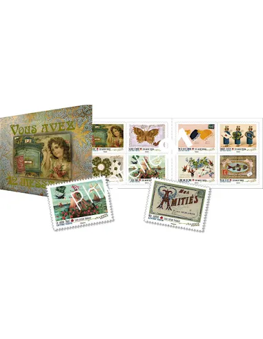 Carnet 2157, vous avez 12 messages, 150 ans de la carte postale
