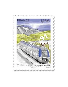 n° 5562 ** - Fête du Timbre - Voyager en TER