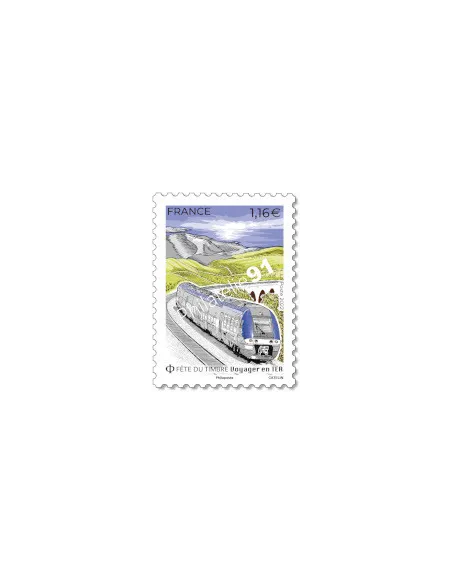 n° 5562 ** - Fête du Timbre - Voyager en TER
