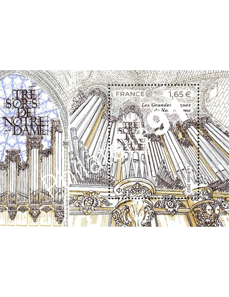 n° 5568 ** (F5568) - Trésors de Notre-Dame - Orgue