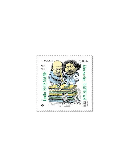 n° 5576 ** - Émile Erckmann (1822-1899) - Alexandre Chatrian (1826-1890)