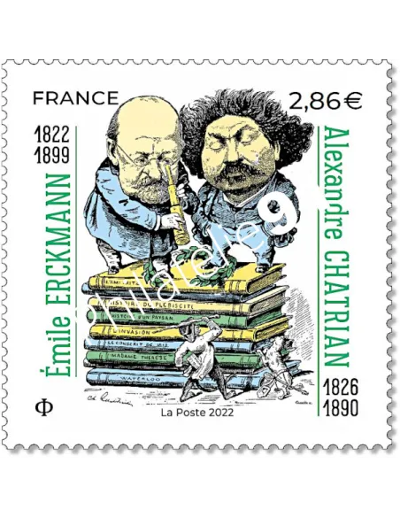 n° 5576 ** - Émile Erckmann (1822-1899) - Alexandre Chatrian (1826-1890)