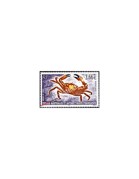 Timbre des TAAF n°335, Faune, Crabe de fond, timbres Dom Tom